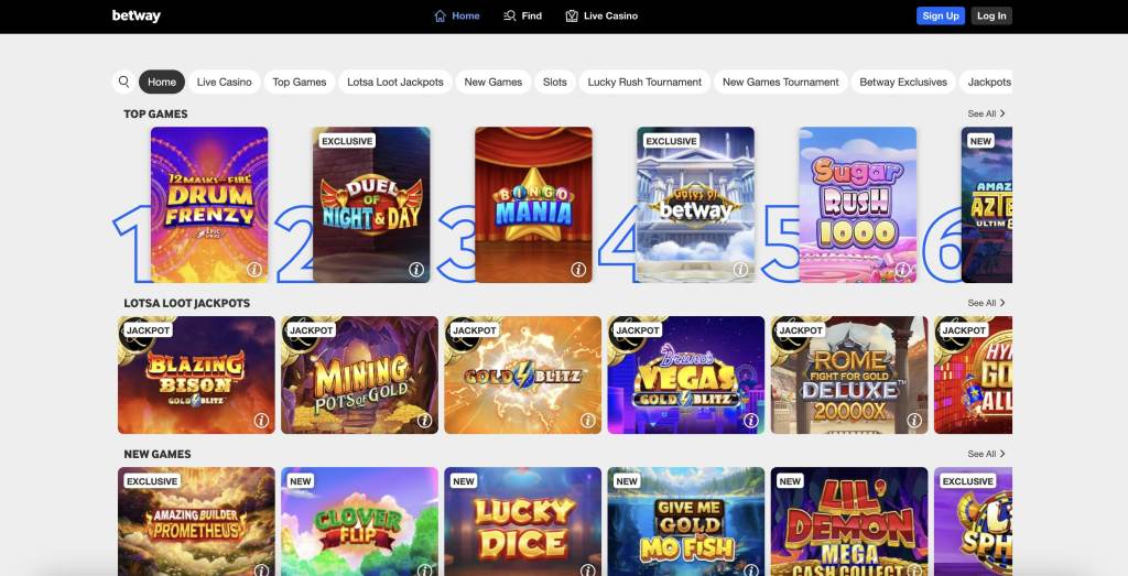 betway casino