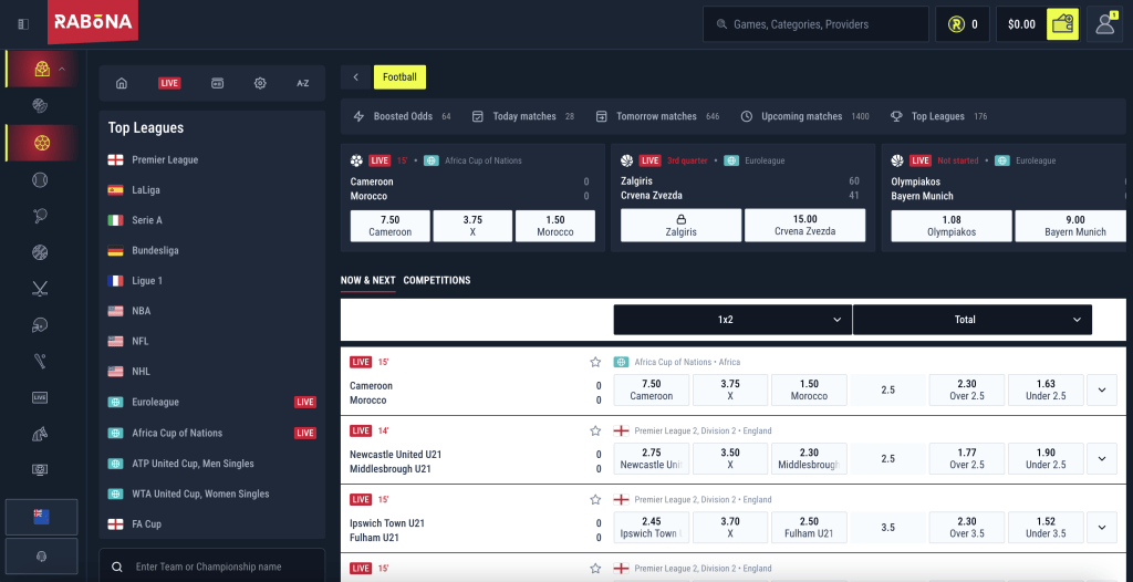 rabona casino sports betting