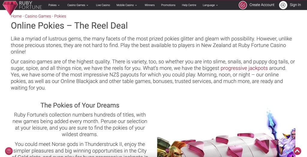 ruby fortune casino nz