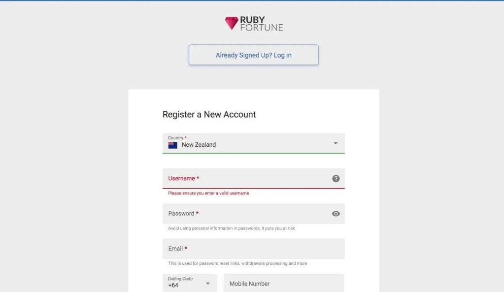 ruby fortune reviews