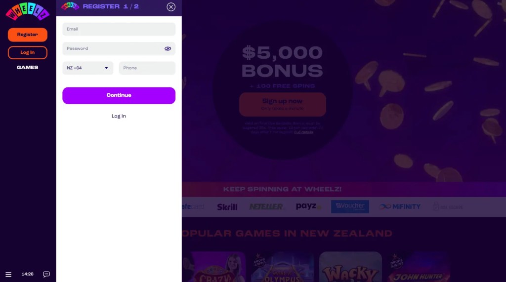 wheelz casino no deposit bonus