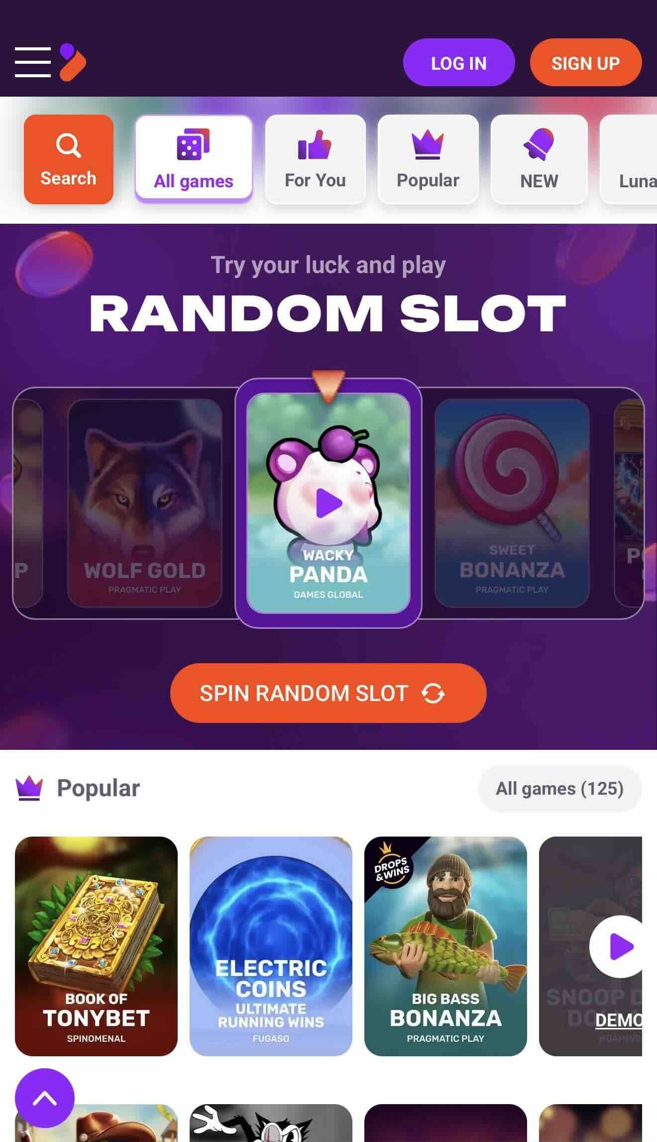 Tonybet casino image displaying deposit options starting with NZ$10