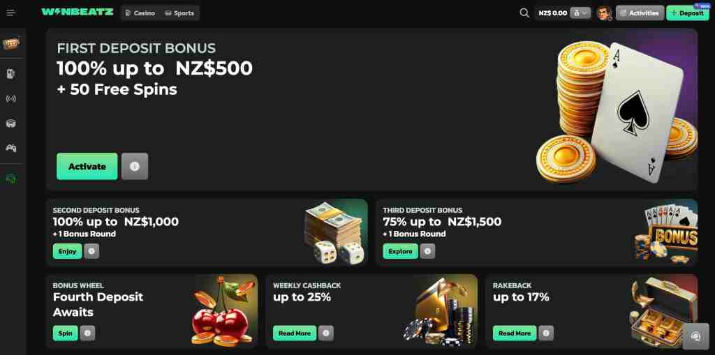 winbeatz welcome bonus