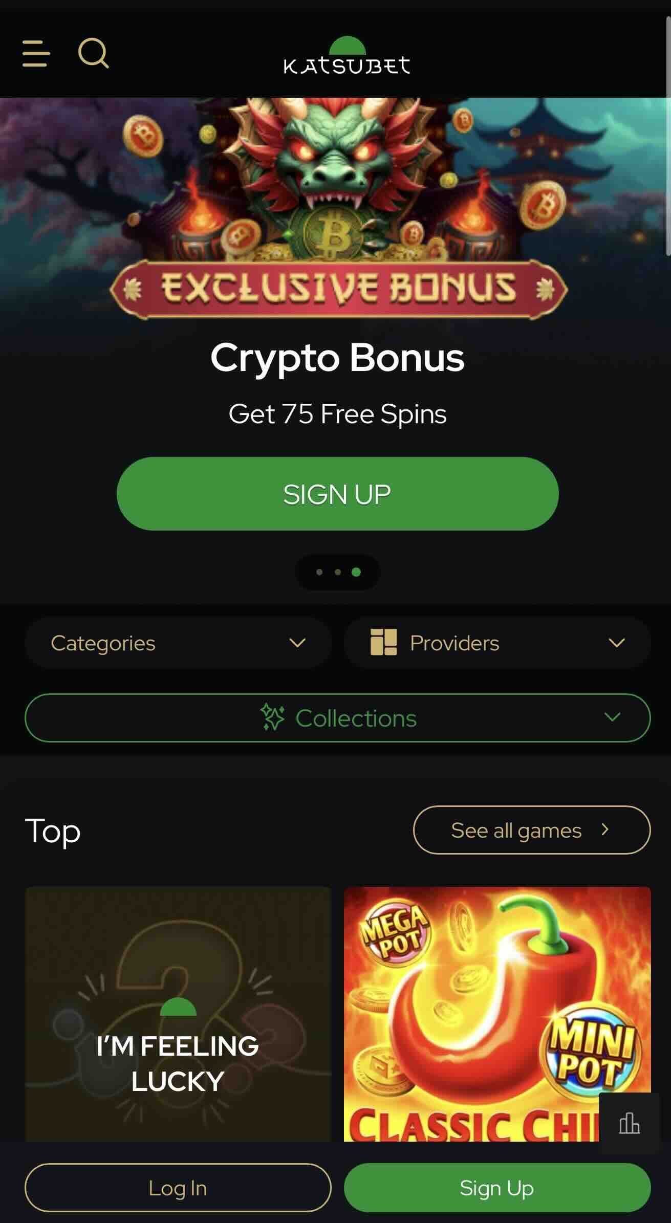 katsubet crypto deposit bonus image